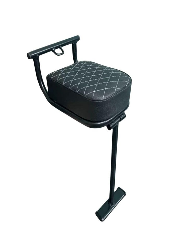 NitroRider Scooter Front Baby Seat Scooty Child Sitting & Foldable Comfortable for Kids for Activa 3G/4G/5G/6G Aviator Dio Mastro Access 125 Maestro burgmam Hero Duet Scooties (White chek) - Image 2